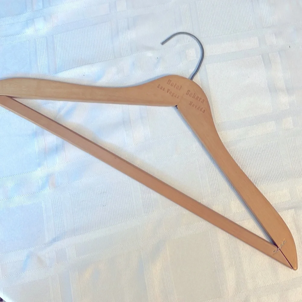 Vintage, Hotel, Sierra, Las Vegas, Nevada wooden hanger